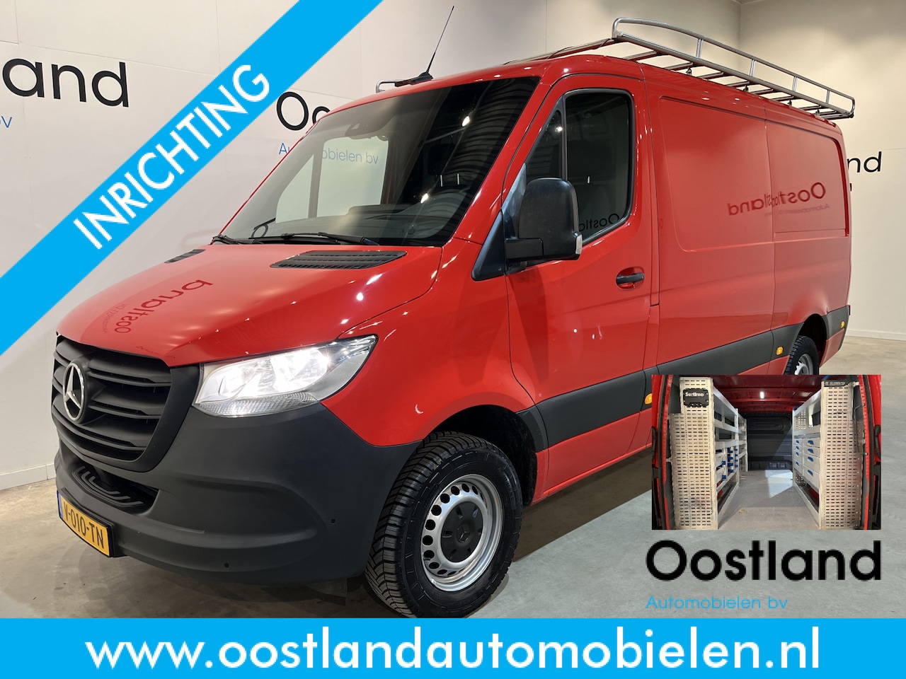 Mercedes-Benz Sprinter - 314 CDI L2H1 RWD Servicebus / Sortimo Inrichting / Euro 6 / Airco / Camera / MBUX / Cruise - AutoWereld.nl