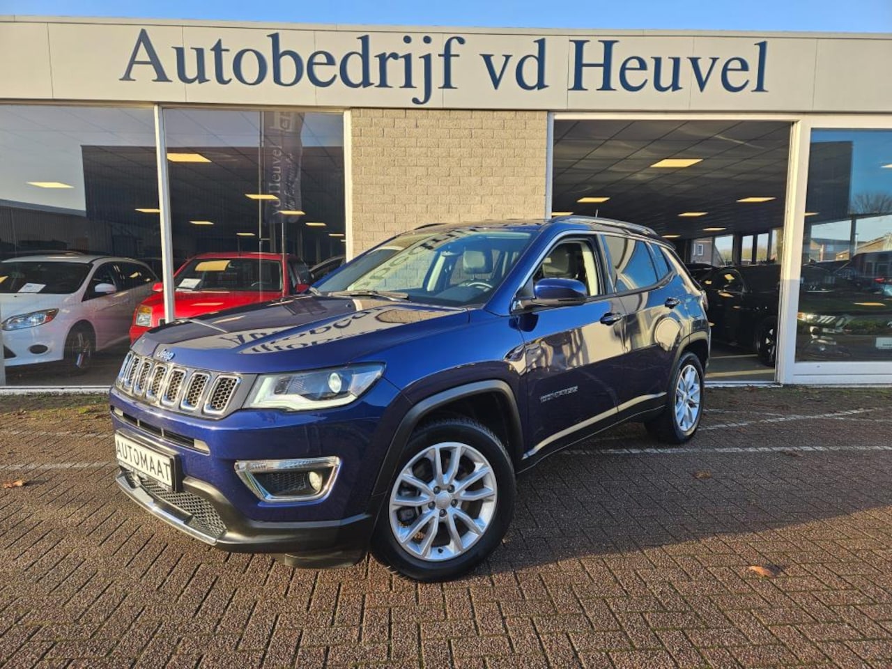 Jeep Compass - 4xe 190 Plug-in Hybrid Limited *Carplay*Navi*Leder*Rijklaar - AutoWereld.nl