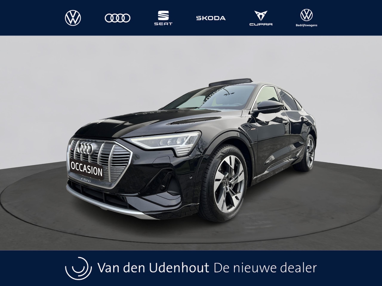 Audi e-tron Sportback - 55 quattro 408pk S edition / B&O Audio / Panoramadak / Stoelverwarming - AutoWereld.nl