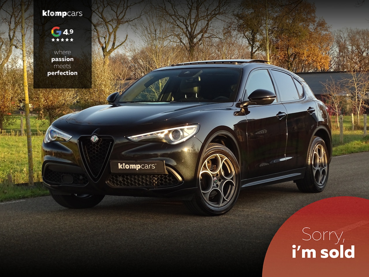 Alfa Romeo Stelvio - 2.0 T AWD 280PK | Schuifdak | TI-diffuser | Carplay | ALL-BLACK - AutoWereld.nl