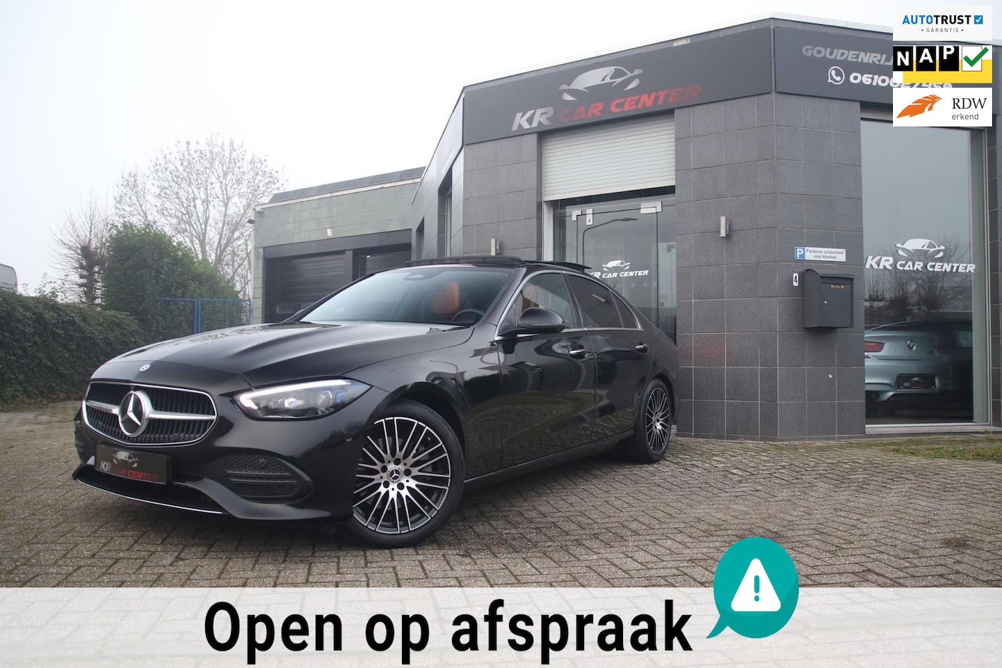 Mercedes-Benz C-klasse - 200 PANO-MEMORY-LEDER-360-MASSAGE-NAP - AutoWereld.nl