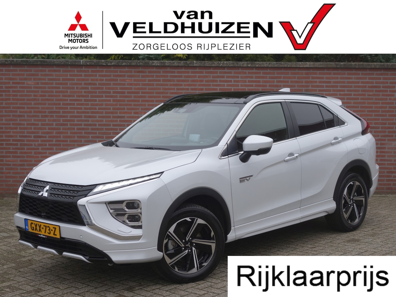 Mitsubishi Eclipse Cross - 2.4 PHEV Instyle | open dak | leer | head-up display - AutoWereld.nl