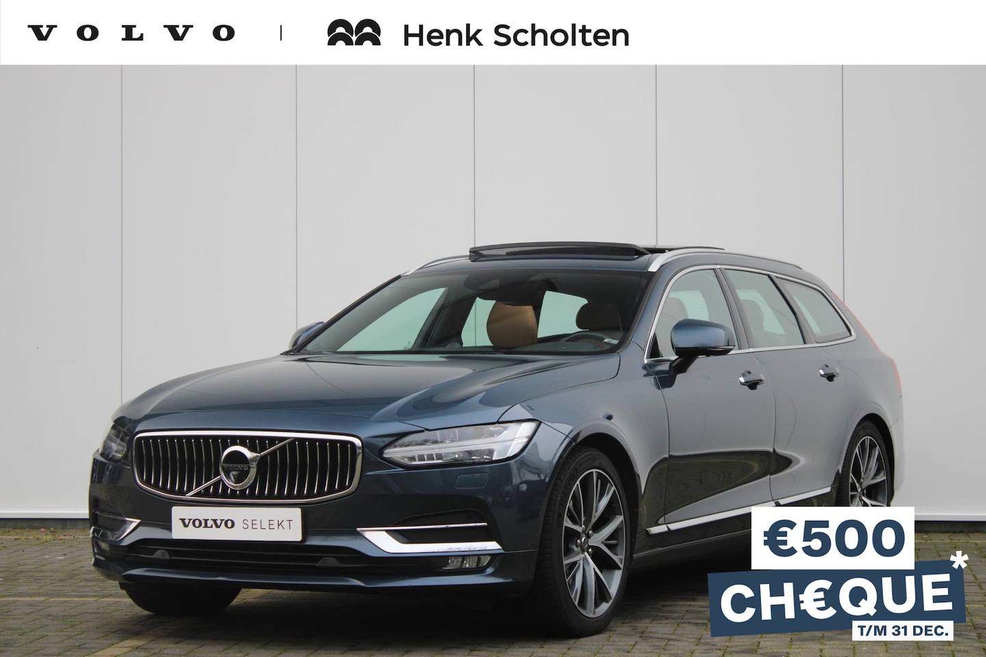 Volvo V90 - T5 AUT8 251PK Inscription, Bowers&Wilkins, Standkachel, Panoramisch Schuif- /kanteldak, Ma - AutoWereld.nl