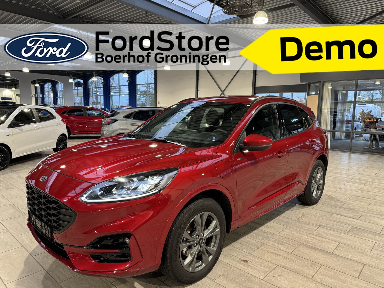 Ford Kuga - 2.5 PHEV 225 pk ST-Line X Adapt Cruise I LED verlichting I Winter Pack I Fabr garantie tm - AutoWereld.nl