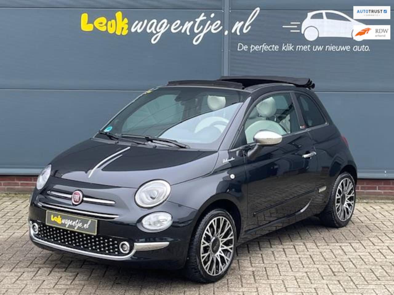 Fiat 500 C - 1.0 Hybrid Dolcevita Cabrio *carplay *climate *16” - AutoWereld.nl