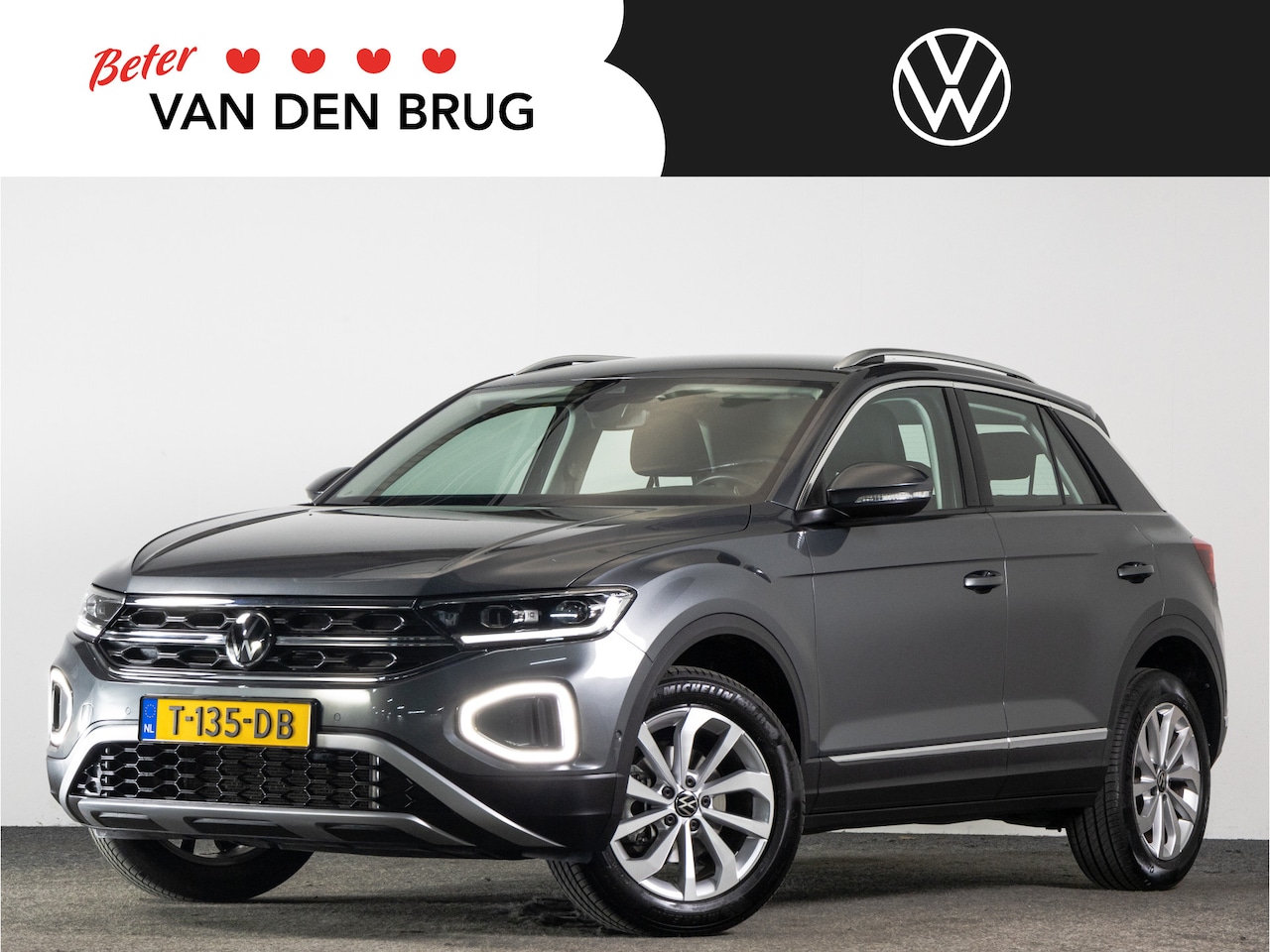 Volkswagen T-Roc - Style 1.5 TSI 150 pk AUTOMAAT | LED | Adaptieve cruise | Stoelverwarming | Side assist | A - AutoWereld.nl