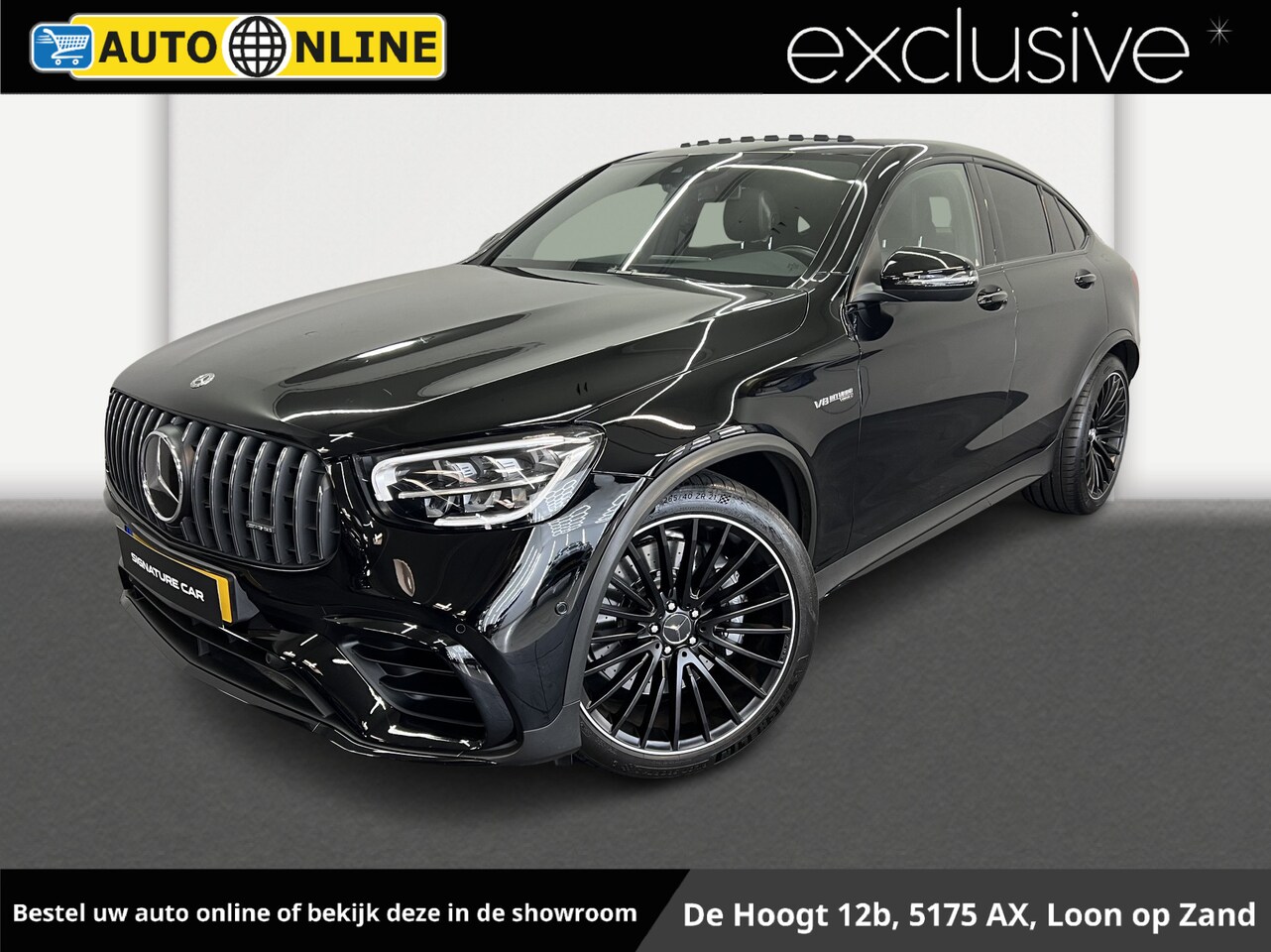 Mercedes-Benz GLC-klasse Coupé - 63 AMG 4MATIC+ Premium Plus✅Panoramadak✅BURMESTER✅Luchtvering✅Virtual Cockpit✅UNIEK✅AMG✅ - AutoWereld.nl