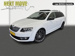 Skoda Octavia Combi - 1.4 TSI Greentech Style Businessline✅Panoramadak✅Sportstoelen✅Stoelverwarming✅Leder Bekled