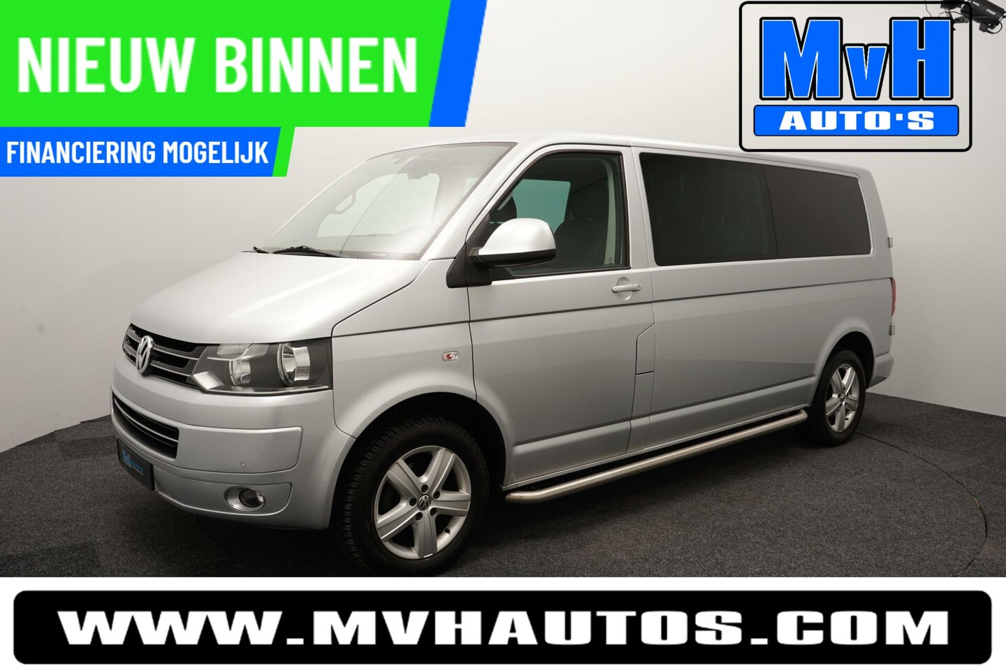 Volkswagen Transporter - 2.0 TDI L2H1 DC|MARGE|TREKH|CRUISE|NAP - AutoWereld.nl