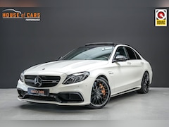 Mercedes-Benz C-klasse - C63S AMG 510pk |keramische remmen|panoramdak|Burmester|bucket seats|IWC klok|360 camera|HU