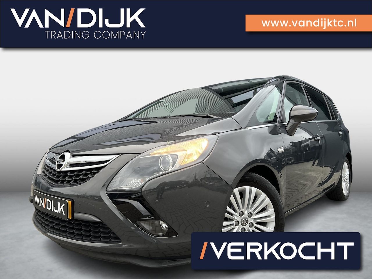 Opel Zafira Tourer - 1.4 Business+ 7pers. ✓Rijklaar ✓Panoramadak ✓Comfortstoelen ✓Navigatie ✓Camera ✓Climate ✓C - AutoWereld.nl