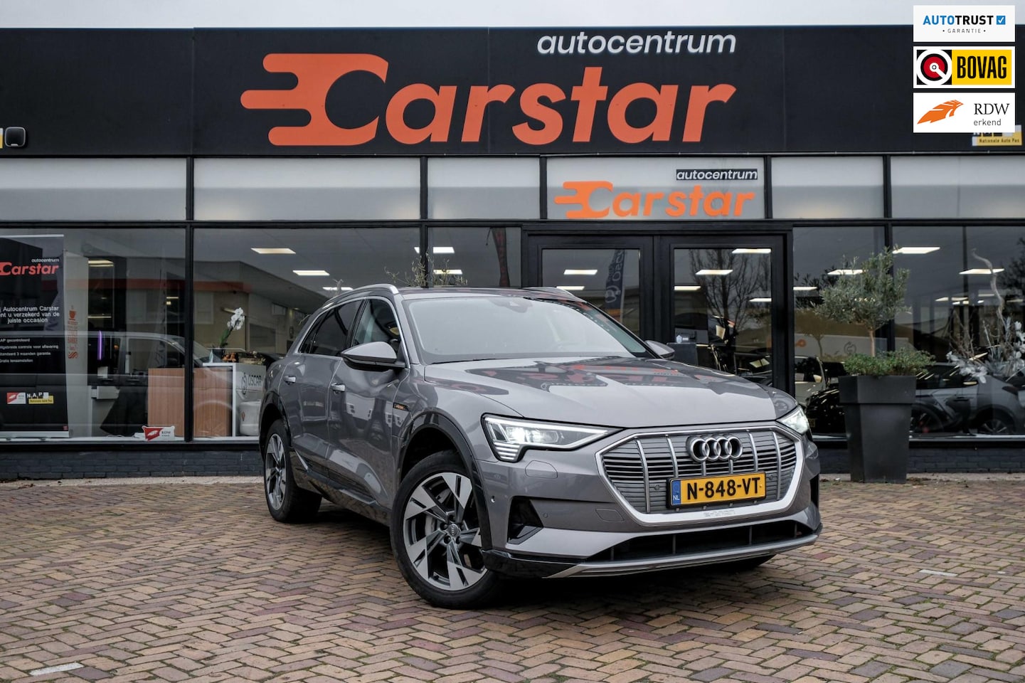 Audi e-tron - E-tron|Dak|Leer| 55 quattro Pro Line Plus 95 kWh - AutoWereld.nl