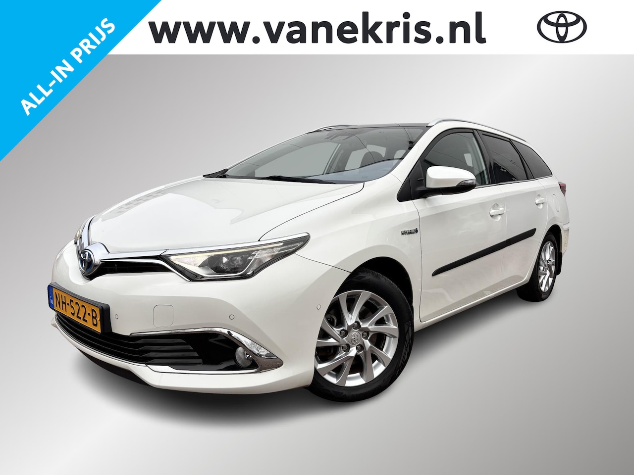 Toyota Auris Touring Sports - 1.8 Hybrid Lease pro Navi, Stoelverwarming, Toyota Safety Sense, Parkeersensoren, Panorama - AutoWereld.nl