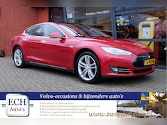 Tesla Model S - 85 Panoramadak, bijna nieuwe accu, Leer