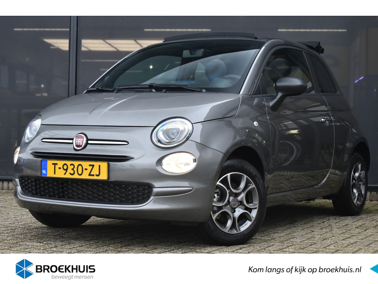 Fiat 500 - Cabrio 1.0 Hybrid | Navigatie by App | Nieuwstaat! | Airco | Apple Carplay | Android Auto - AutoWereld.nl