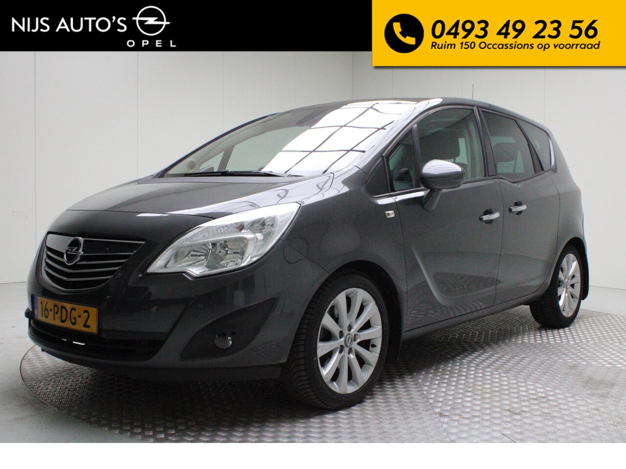 Opel Meriva - 1.4 Turbo Cosmo | dealer onderhouden | trekhaak | climate | pdc v/a | navigatie | panorama - AutoWereld.nl