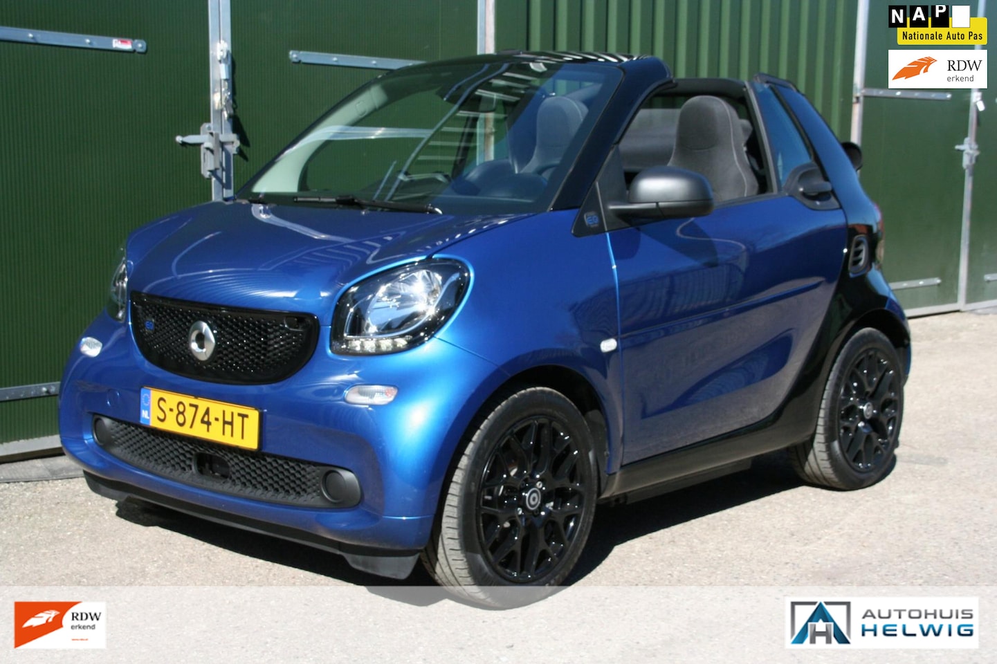 Smart Fortwo cabrio - EQ comfort PLUS EQ Comfort PLUS, AIRCO, 2000 SUBSIDIE = 9950.-- - AutoWereld.nl