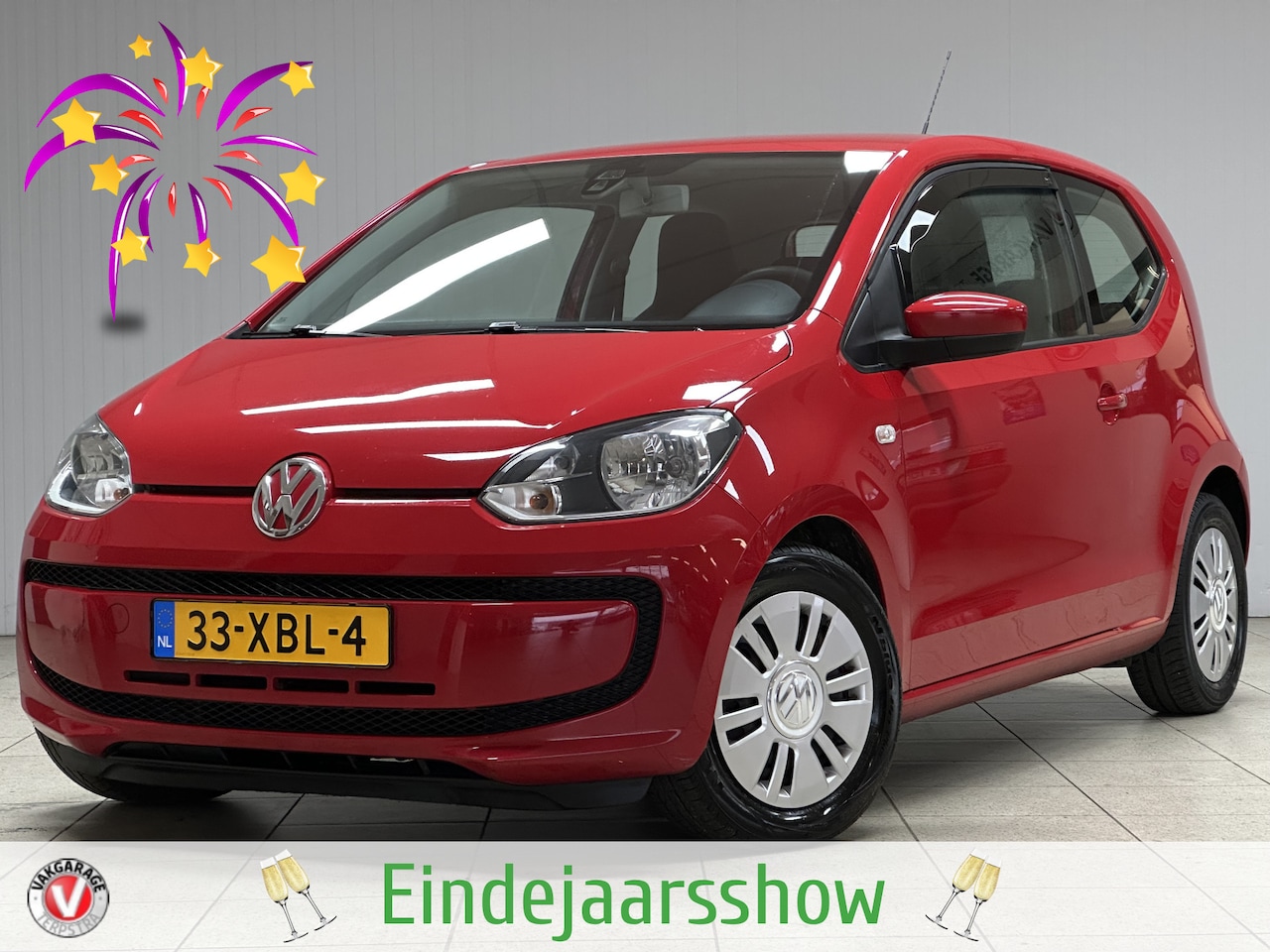 Volkswagen Up! - 1.0 move up! BlueMotion /Airco /Cruise /Elek. ramen voor /Radio-CD AUX /C.V. /Isofix. - AutoWereld.nl