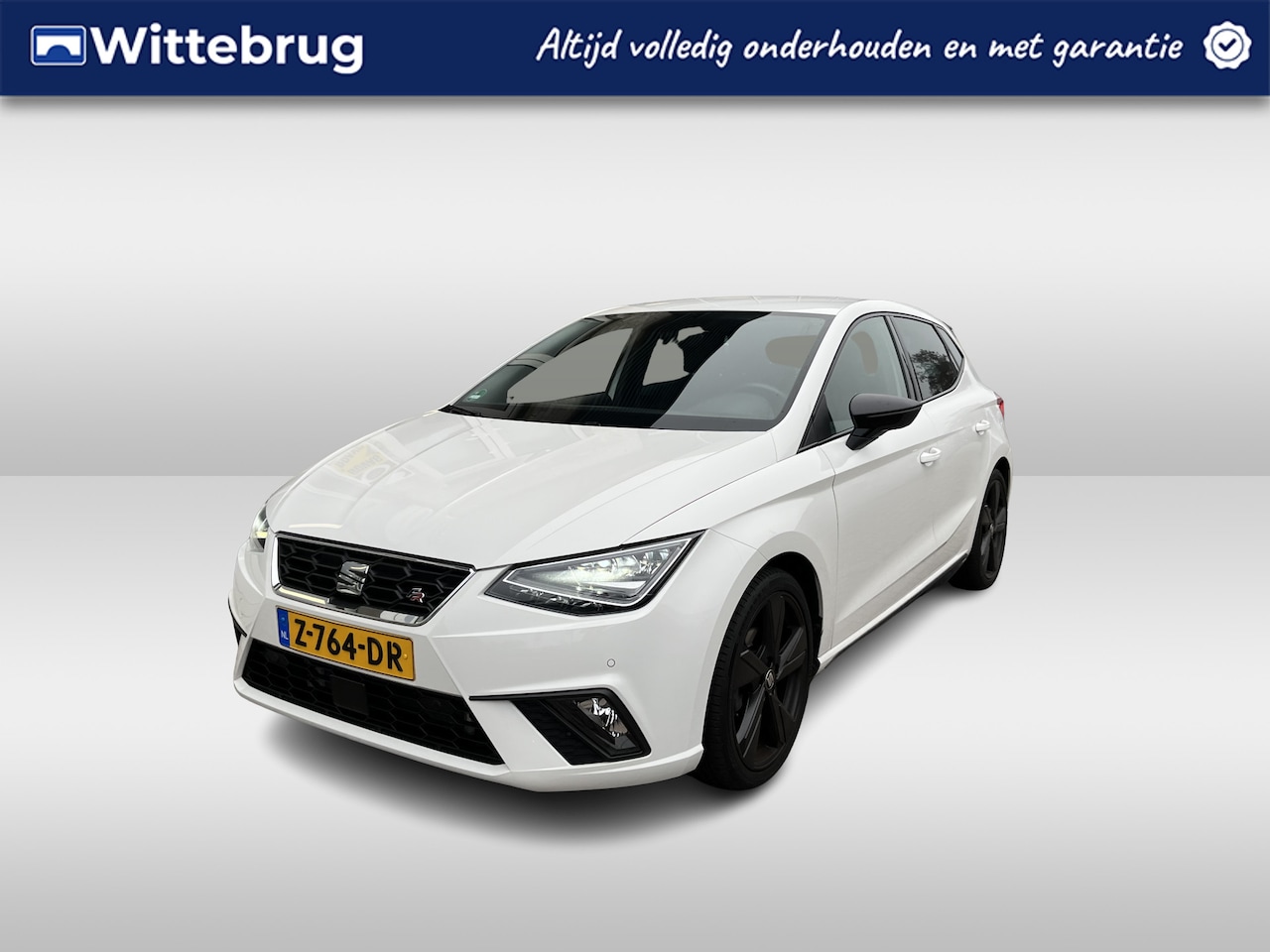 Seat Ibiza - 1.0 TSI FR Black Edition / AUTOMAAT/ NAVI/ FULL-LINK/ ADAPT-CRUISE/ ALCANTARA/ BEATS/ VIRT - AutoWereld.nl