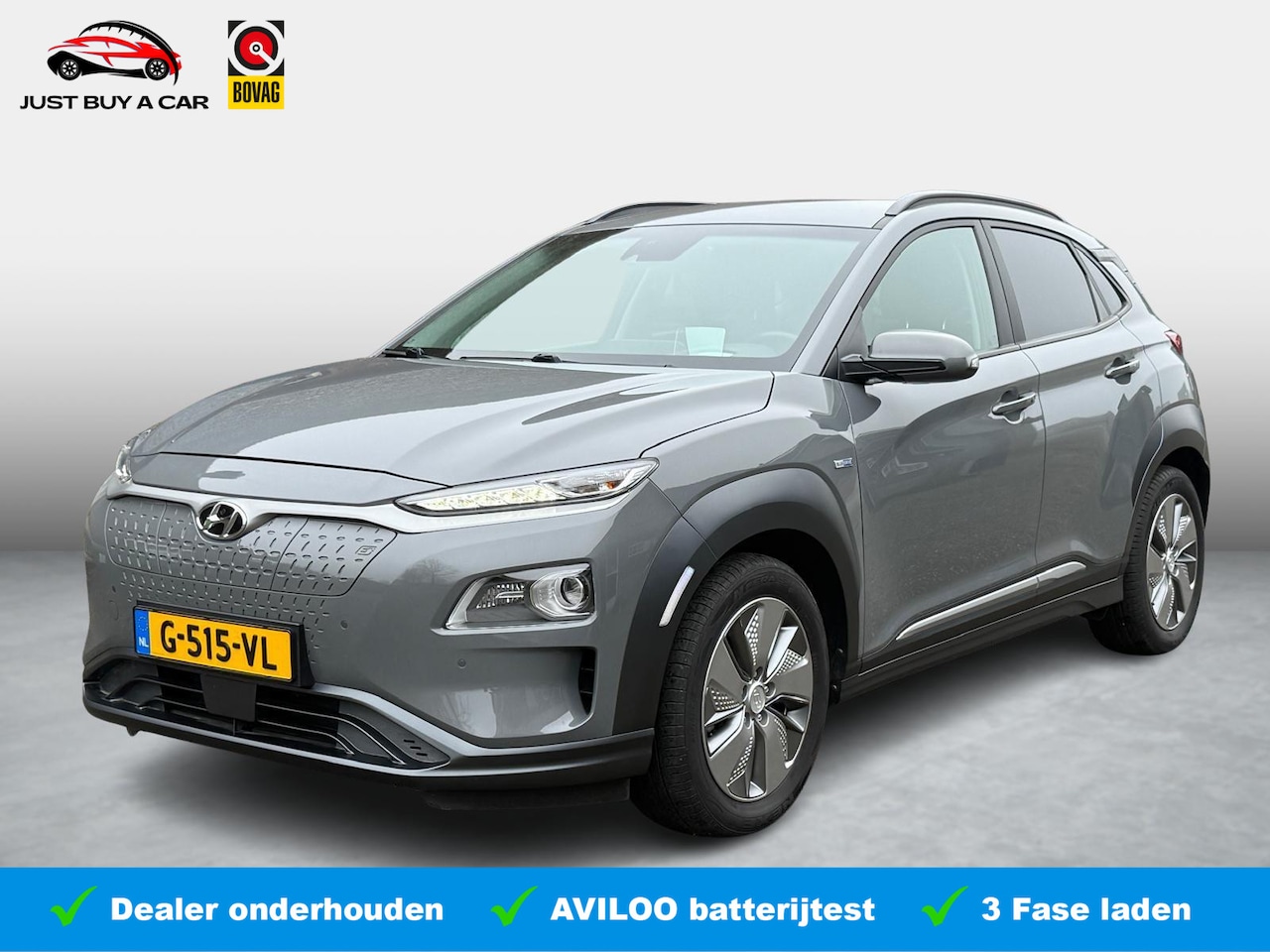 Hyundai Kona Electric - EV Premium 64 kWh Accutest 99% / Warmtepomp / Fabrieksgarantie 12-2027 / - AutoWereld.nl