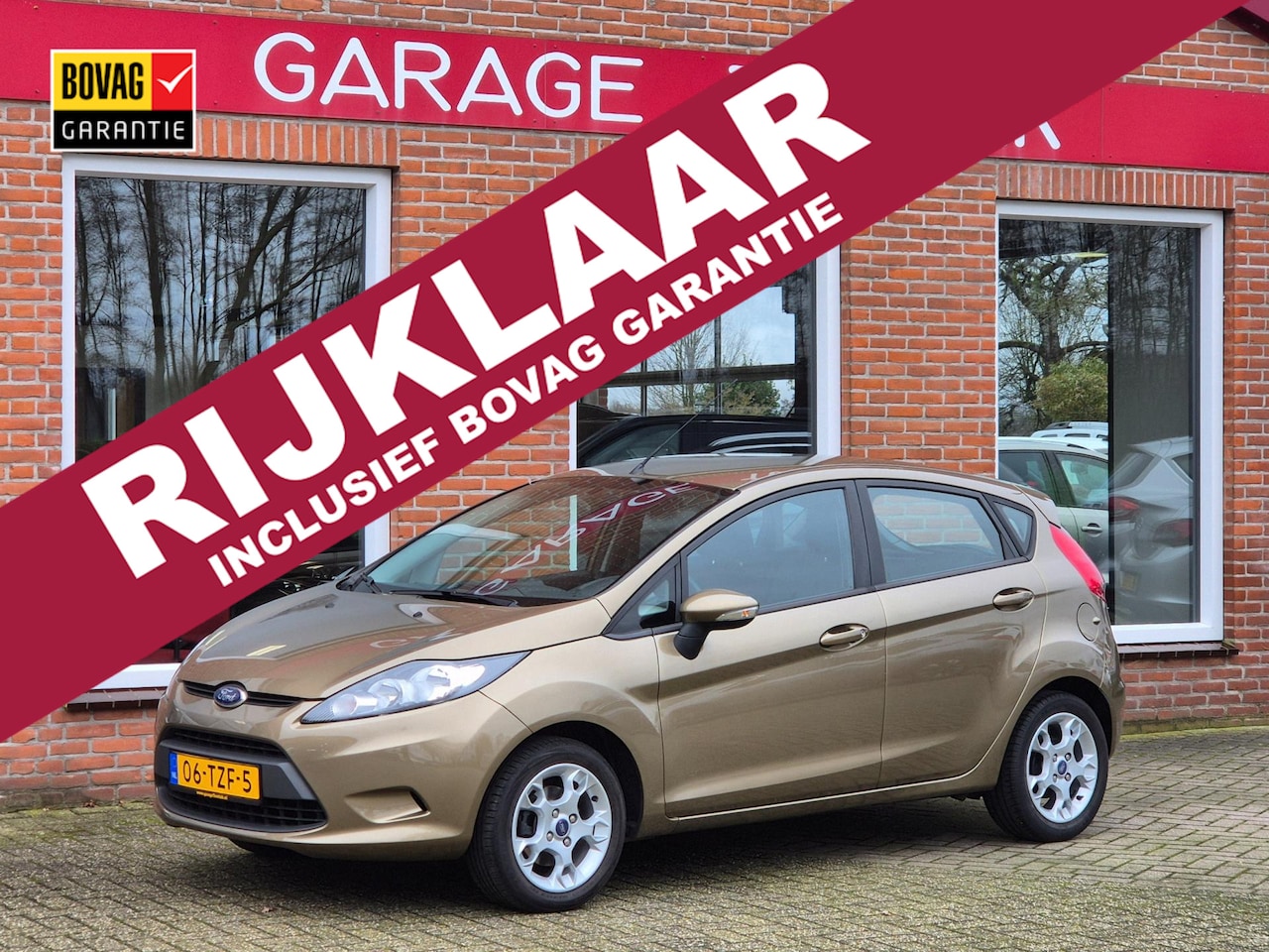 Ford Fiesta - 1.25 Limited 60PK 5drs airco, elektr.ramen, lmv, pdc RIJKLAAR - AutoWereld.nl