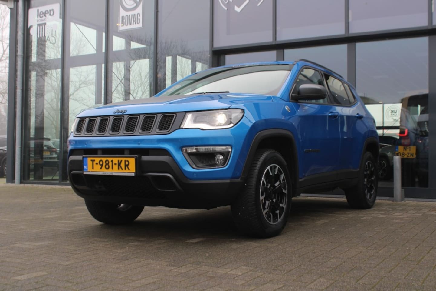 Jeep Compass - 4XE 240 HYB. Trailhawk Camera afnb. trekhaak 16.324 KM - AutoWereld.nl