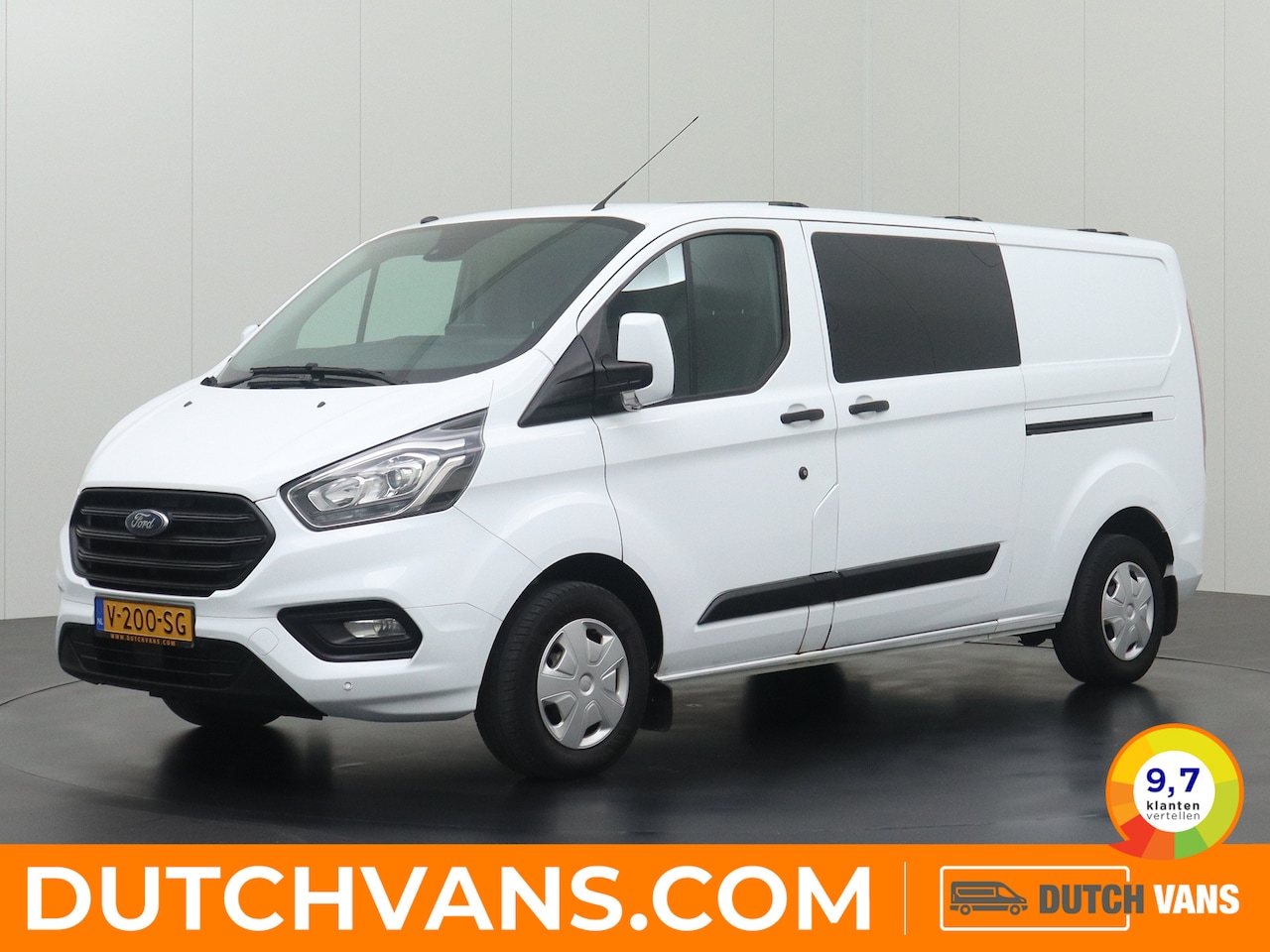 Ford Transit Custom - 2.0TDCI 130PK Lang | 2xSchuifdeur | Dakdragers | Navigatie | Camera | Cruise | Trekhaak | - AutoWereld.nl