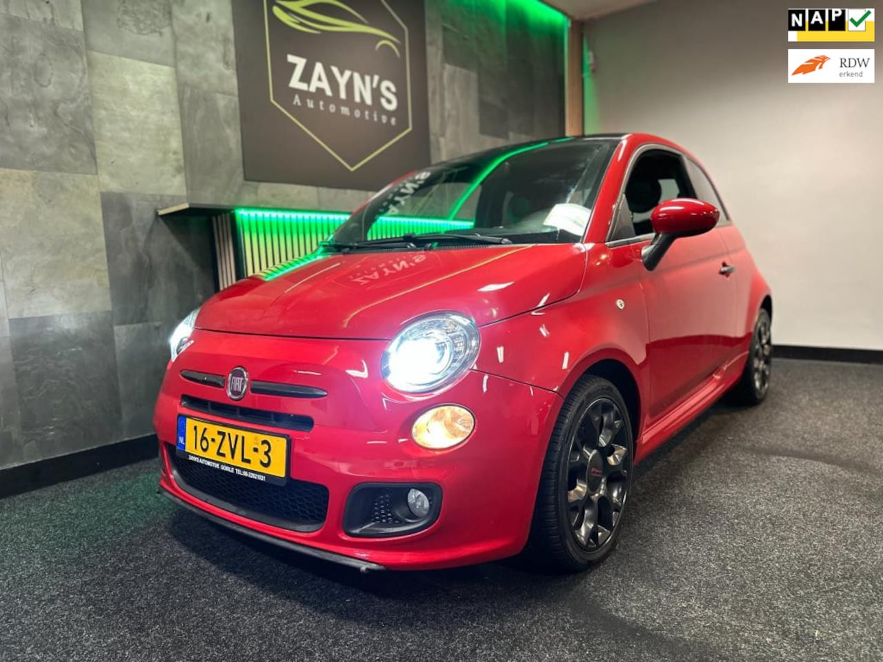 Fiat 500 - 0.9 TwinAir 500S ZEER NETTE!APK!AIRCO! - AutoWereld.nl