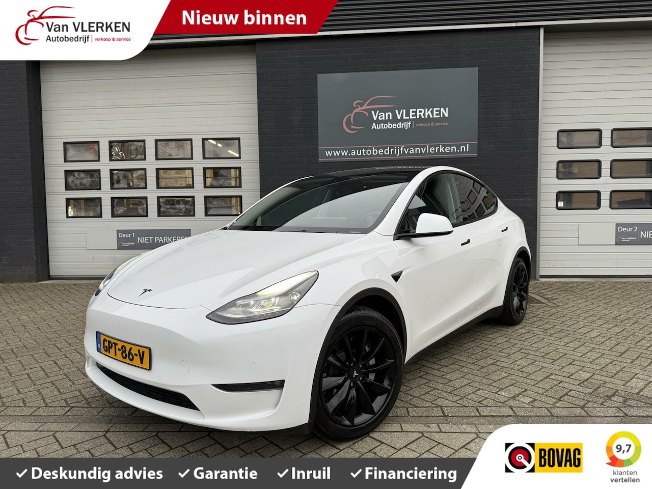 Tesla Model Y - Long Range AWD 75 kWh PANORAMADAK - AutoWereld.nl