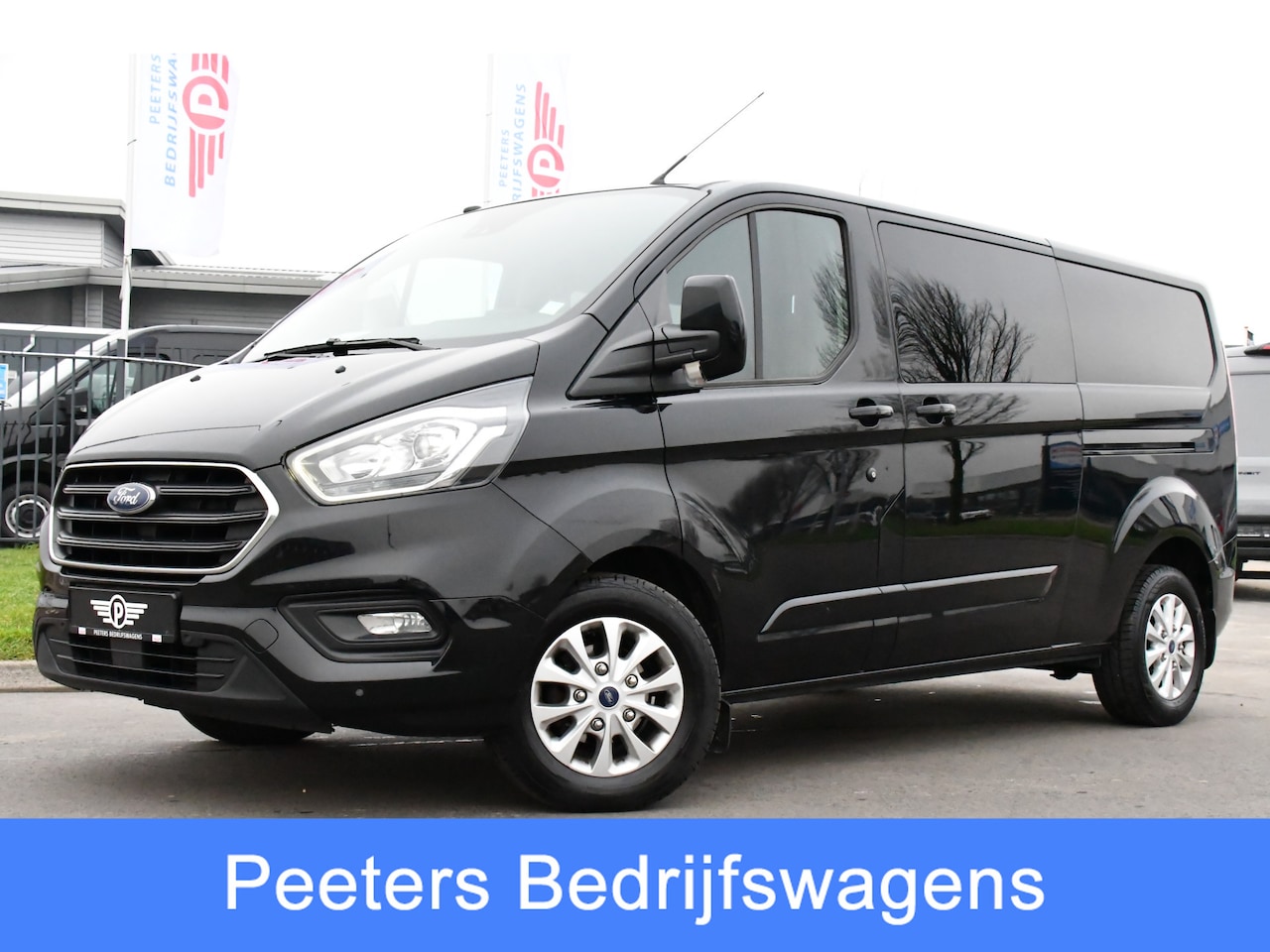 Ford Transit Custom - 320 2.0 TDCI L2H1 Limited DC MARGE! Adaptieve Cruise, Camera, Carplay, 170PK, Sensoren, Au - AutoWereld.nl