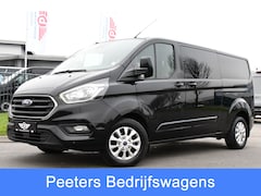 Ford Transit Custom - 300 2.0 TDCI L2H1 Limited DC MARGE Adaptieve Cruise, Camera, Carplay, 170PK, Sensoren, Aut