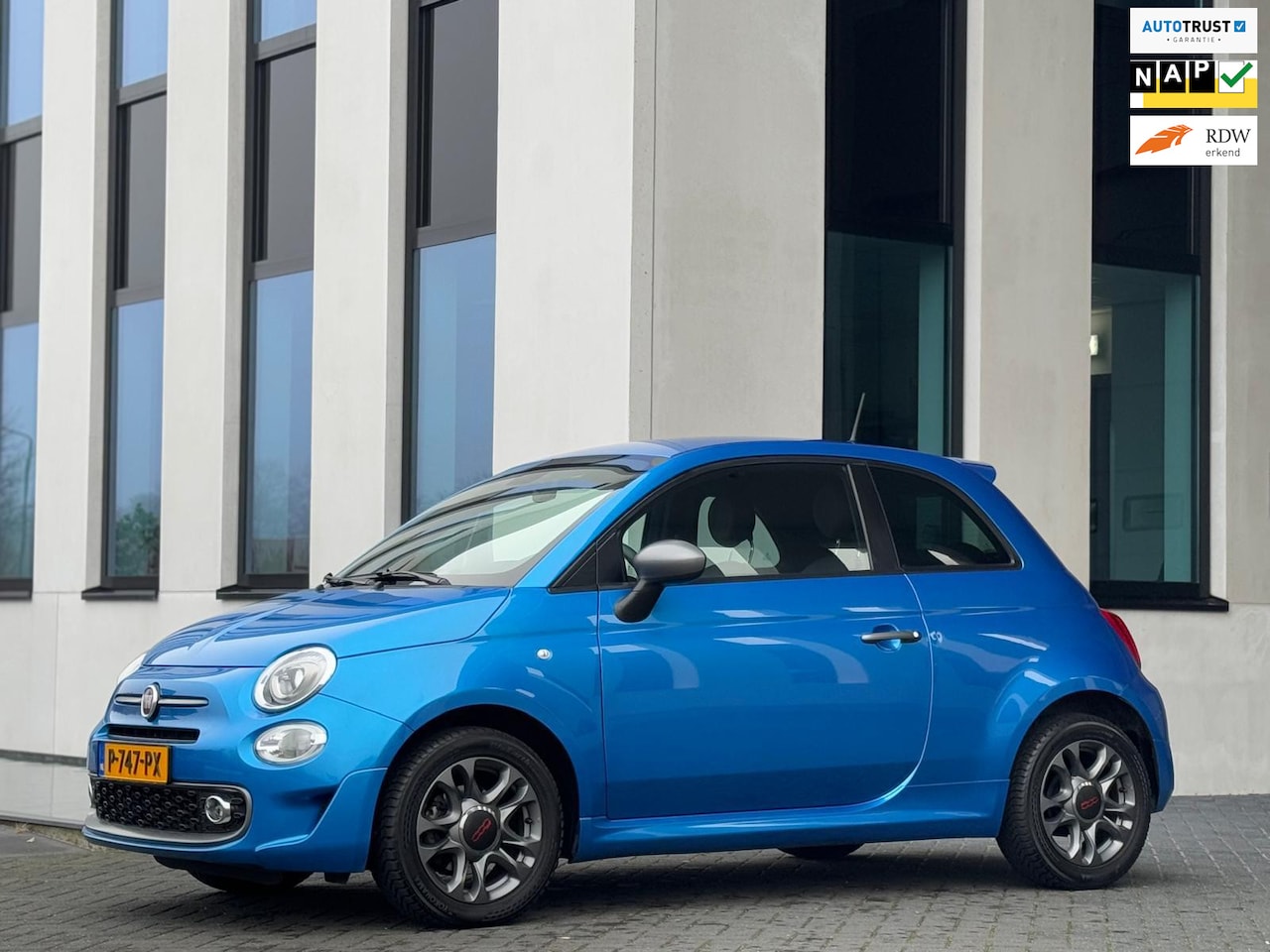 Fiat 500 - 1.2 S SPORT Automaat cabrio, lederen sportinterieur, climaat control, cruisecontrol, vele - AutoWereld.nl