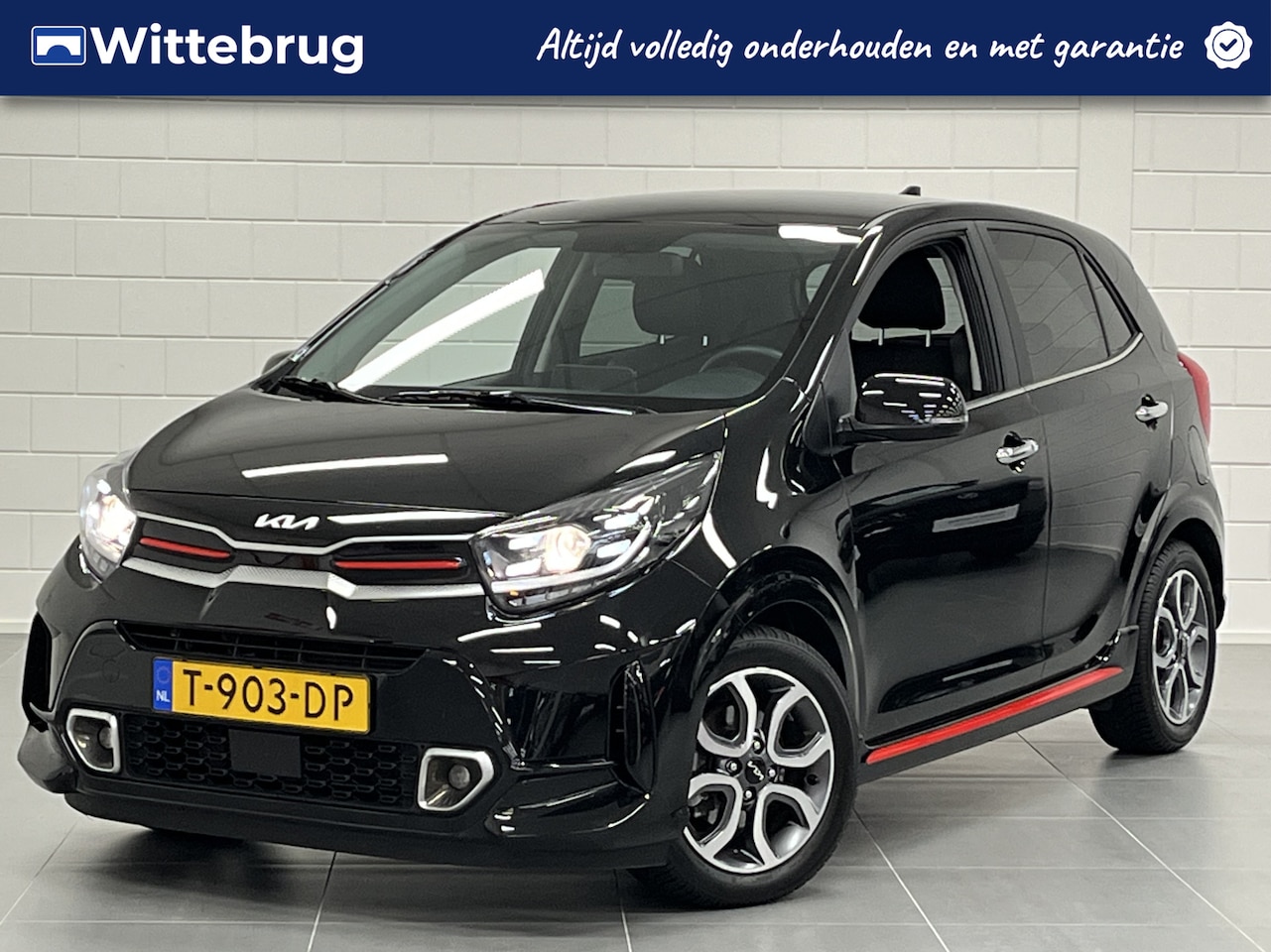 Kia Picanto - 1.0 DPi GT-Line AUTOMAAT | LEDER | NAVIGATIE | FULL OPTIONS!! - AutoWereld.nl