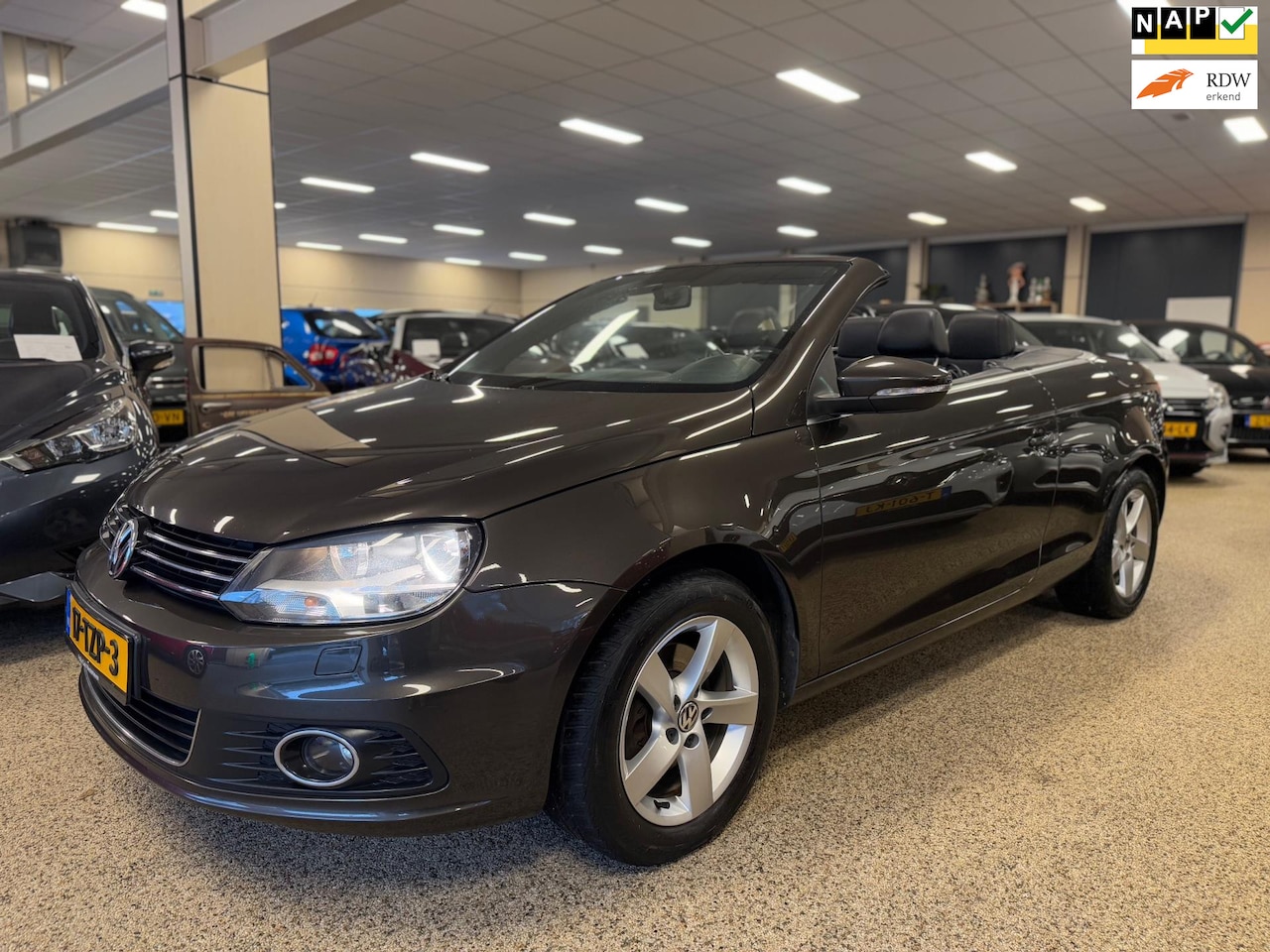 Volkswagen Eos - 1.4 TSI Highline*Perfecte Staat*Leer*Navi*Complete Historie Aanwezig!!! - AutoWereld.nl