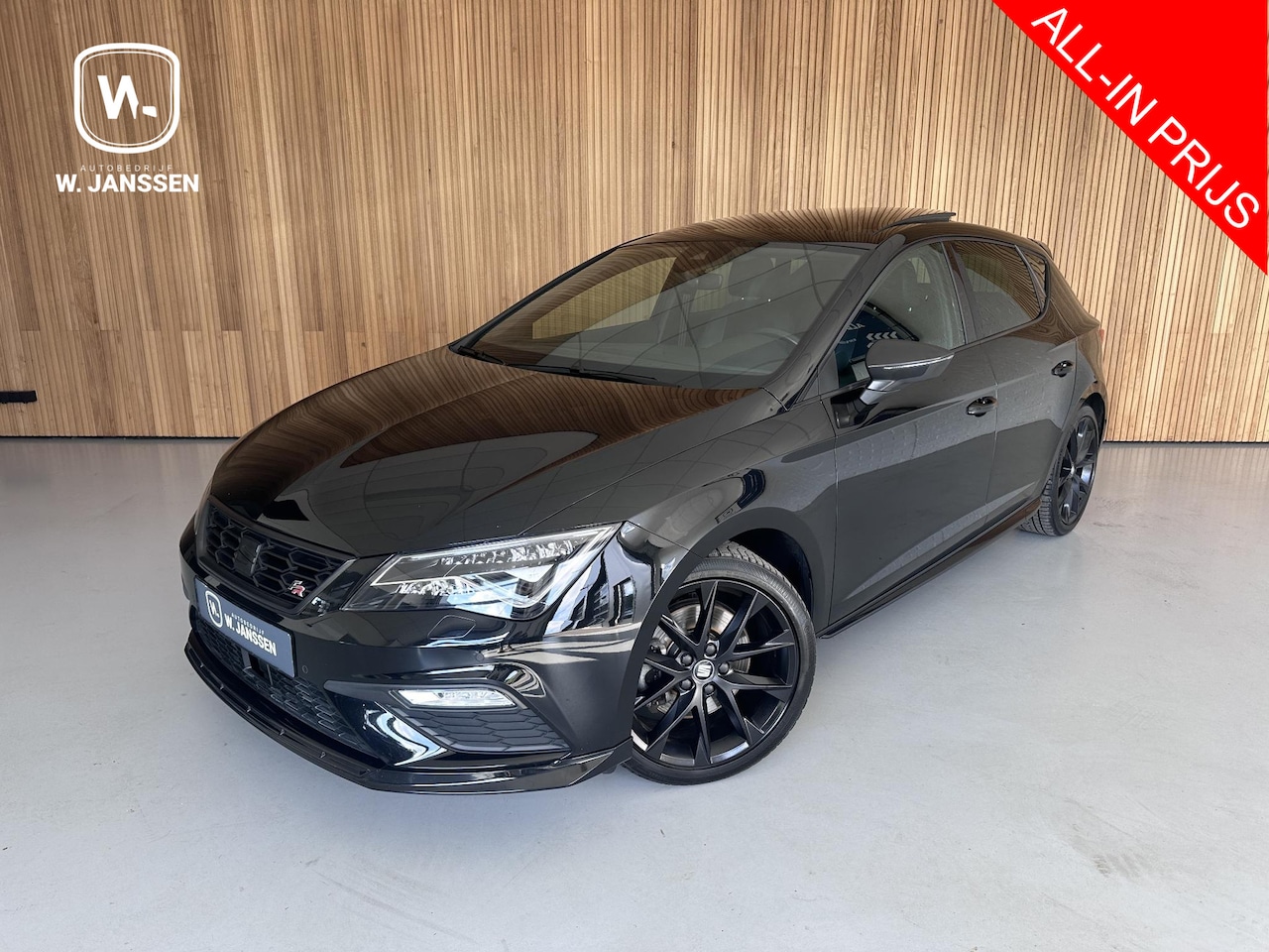 Seat Leon - 1.5 TSI FR Ultimate Edition Black Pano | Digital 1.5 TSI FR Ultimate Edition Black - AutoWereld.nl