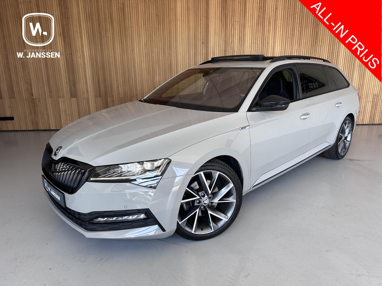 Skoda Superb Combi - 1.5 TSI Sportline | FULL OPTION - AutoWereld.nl