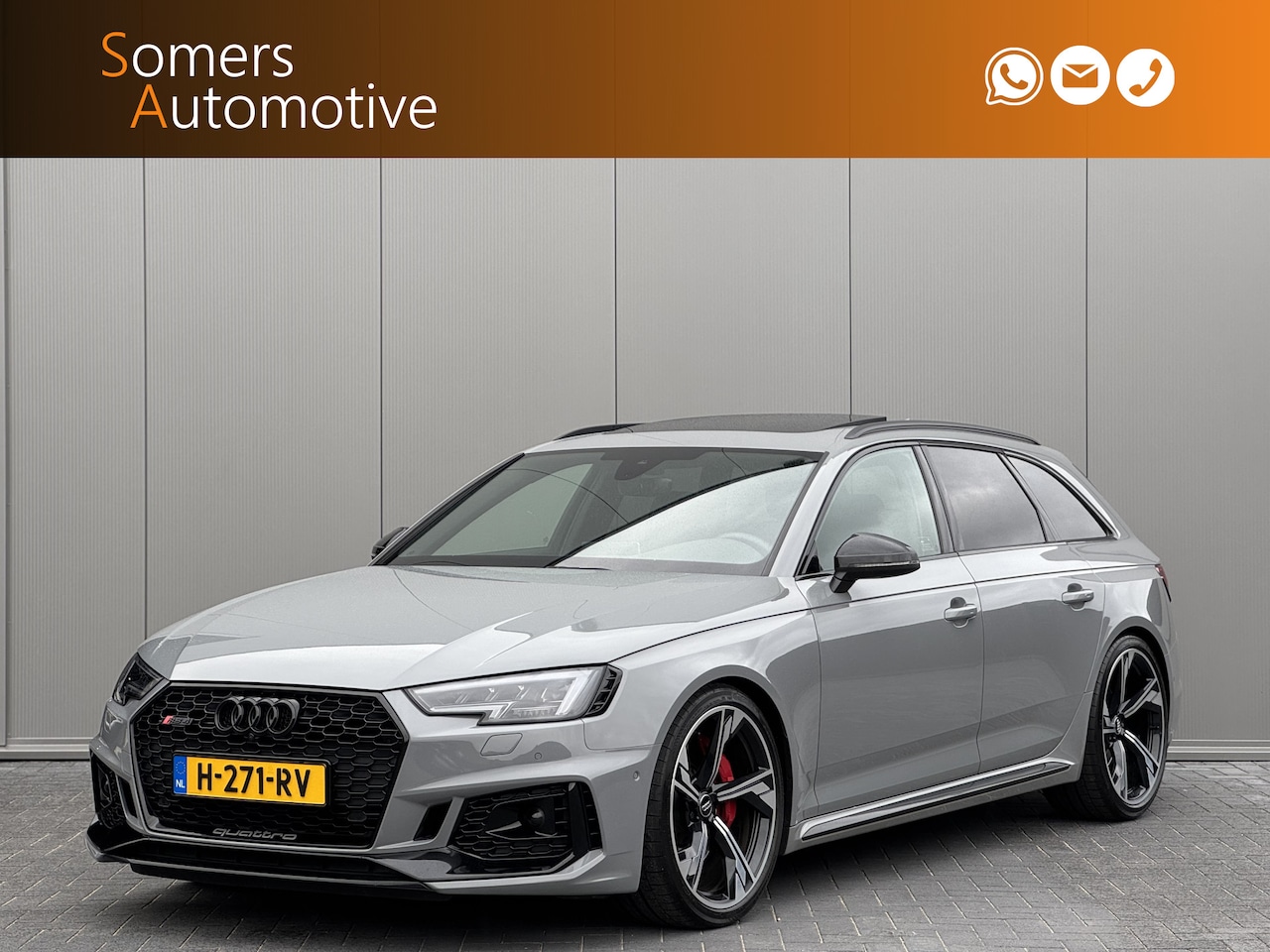 Audi RS4 - Avant 2.9 TFSI quattro | Panorama | B&O | Carbon | Matrix | Trekhaak - AutoWereld.nl