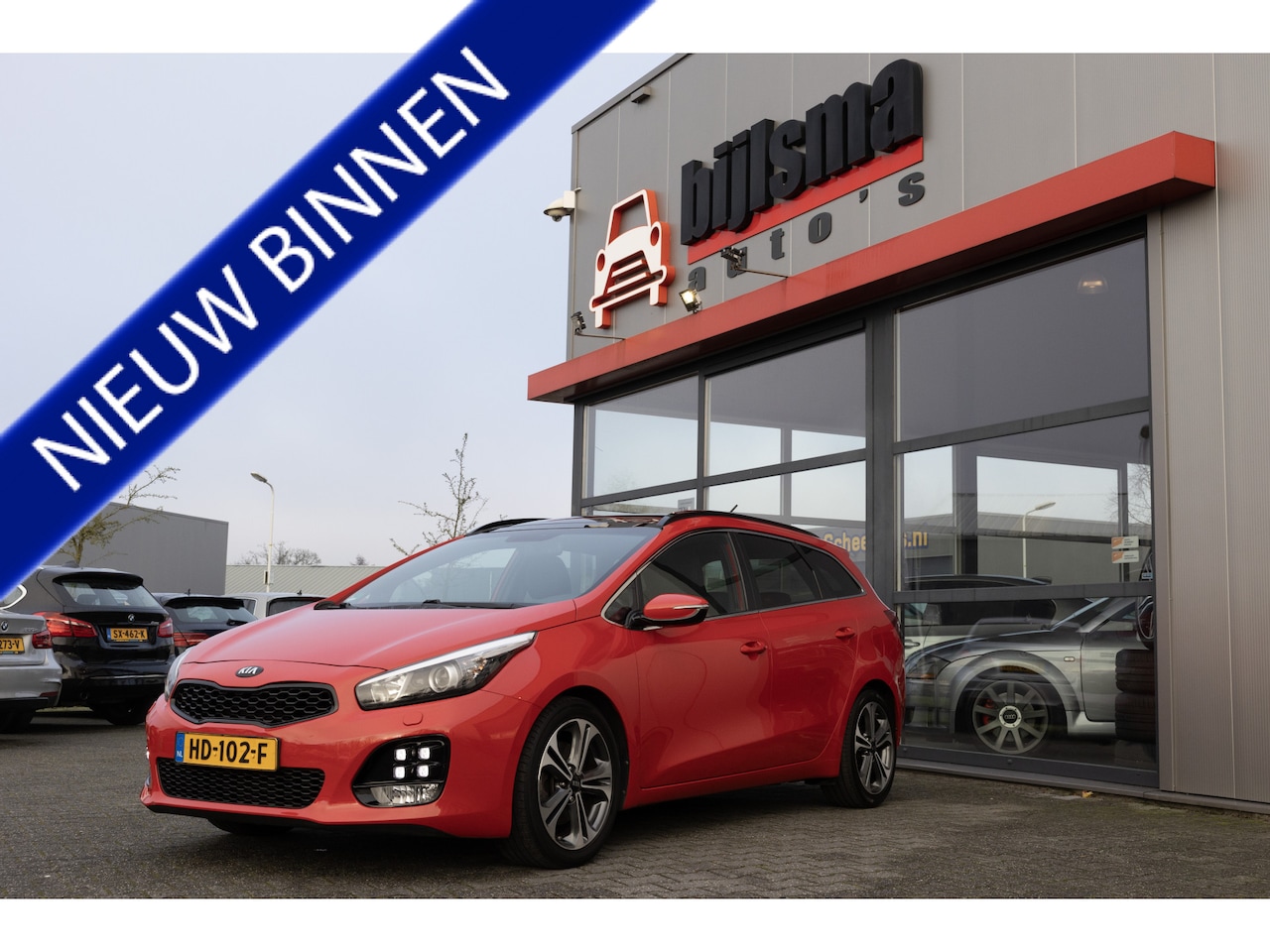 Kia Cee'd Sportswagon - 1.0 T-GDi GT-Line navi camera leder trekhaak - AutoWereld.nl