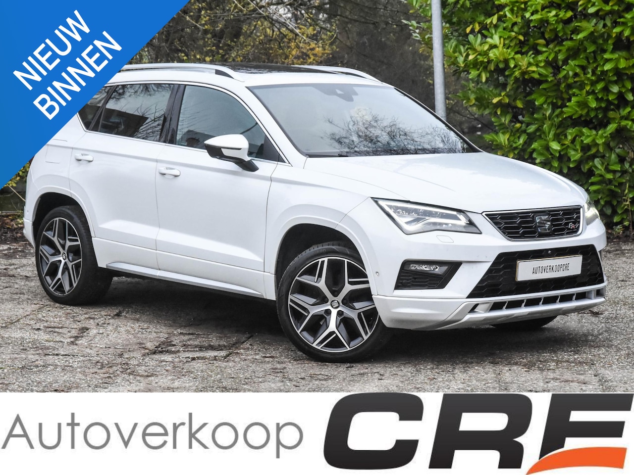 Seat Ateca - 1.4 EcoTSI FR Business Intense / 1e eigenaar / 360° camera / FR-line / zwart leer / parkee - AutoWereld.nl