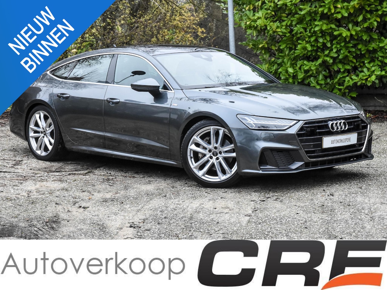 Audi A7 Sportback - 45 TFSI automaat / 1e eigenaar / S-Line / adaptive cruise control / pano-dak / zwart leer - AutoWereld.nl