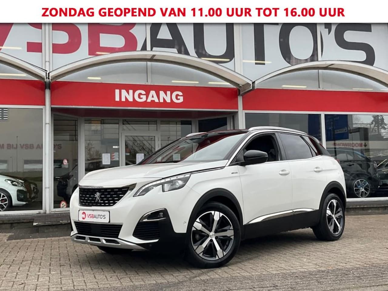 Peugeot 3008 - 1.2 PURETECH AUT. 130PK GT-LINE HALF-LEER NAVI CAMERA AIRCO LMV - AutoWereld.nl