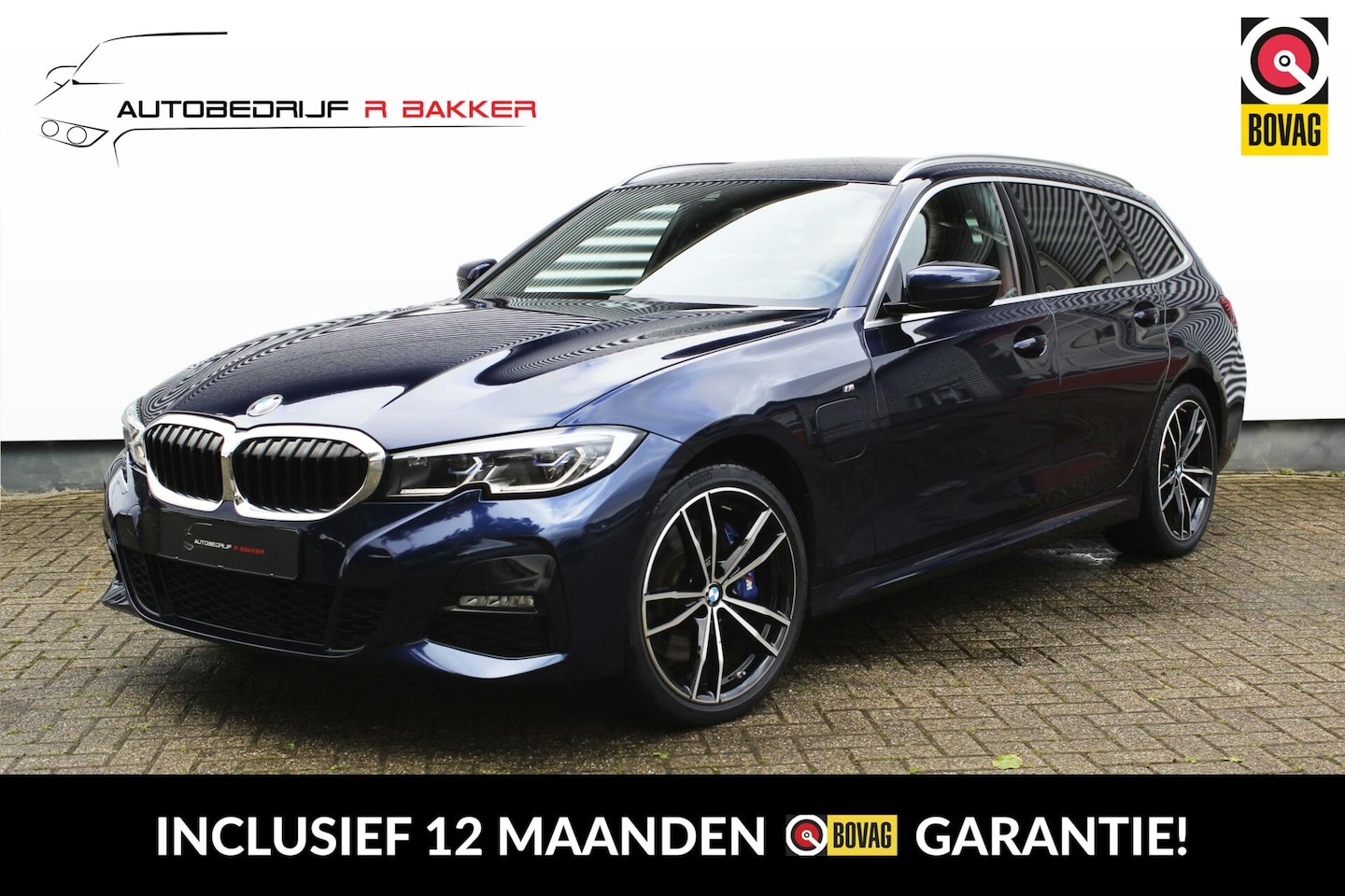 BMW 3-serie Touring - 330e xDrive M-Sport // Tanzanite Blue - LASER LED - Trekhaak - Leder - Camera - HUD - Andr - AutoWereld.nl