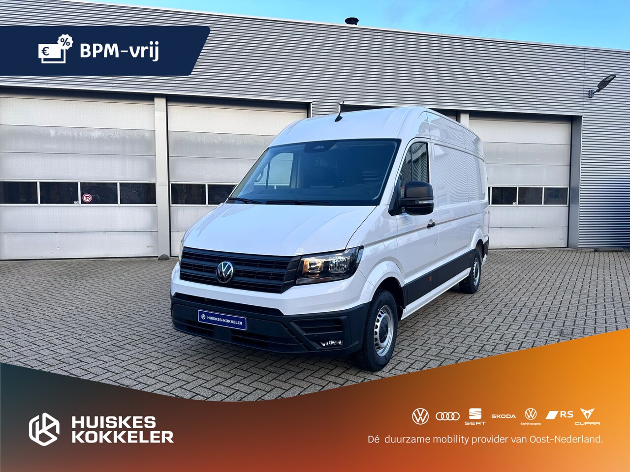 Volkswagen Crafter - Bestelwagen 35 2.0 TDI 177pk automaat L3H3 Highline App connect I Vierseizoensbanden I Air - AutoWereld.nl