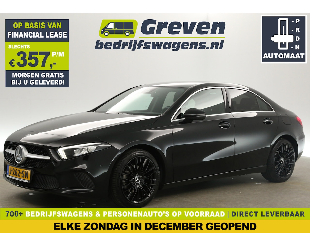 Mercedes-Benz A-klasse - 180 AMG Automaat Clima Cruise Virtual Navi LED PDC Stoelverwarming 18"LMV - AutoWereld.nl