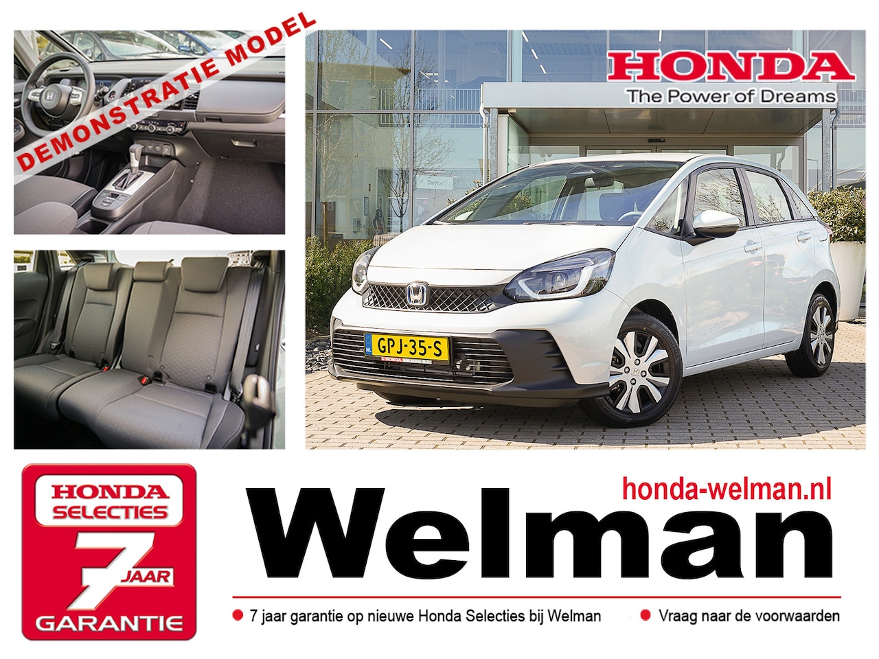 Honda Jazz - 1.5i e:HEV ELEGANCE - NAVIGATIE - 122 PK - CAMERA - DEMO - AutoWereld.nl