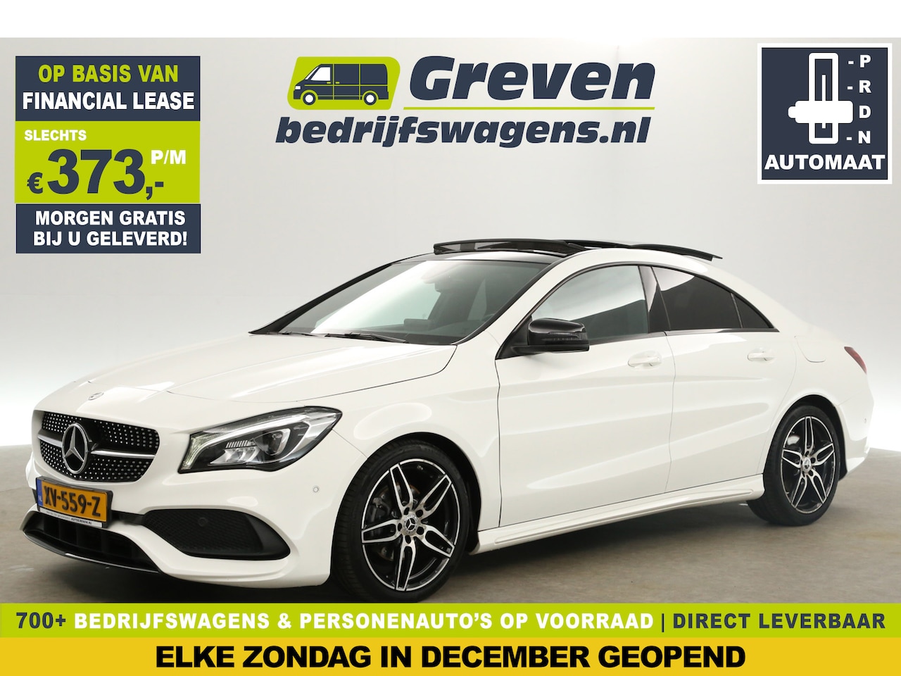 Mercedes-Benz CLA-Klasse - 180 AMG Sport Edition Automaat Pano Camera Airco Cruise LED Navi PDC Stoelverwarming 18"LM - AutoWereld.nl