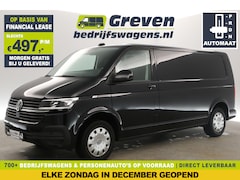 Volkswagen Transporter - 2.0 TDI L2H1 DSG Automaat Airco Adaptive-Cruise Camera Carplay 3 Persoons Navi Stoelverwar