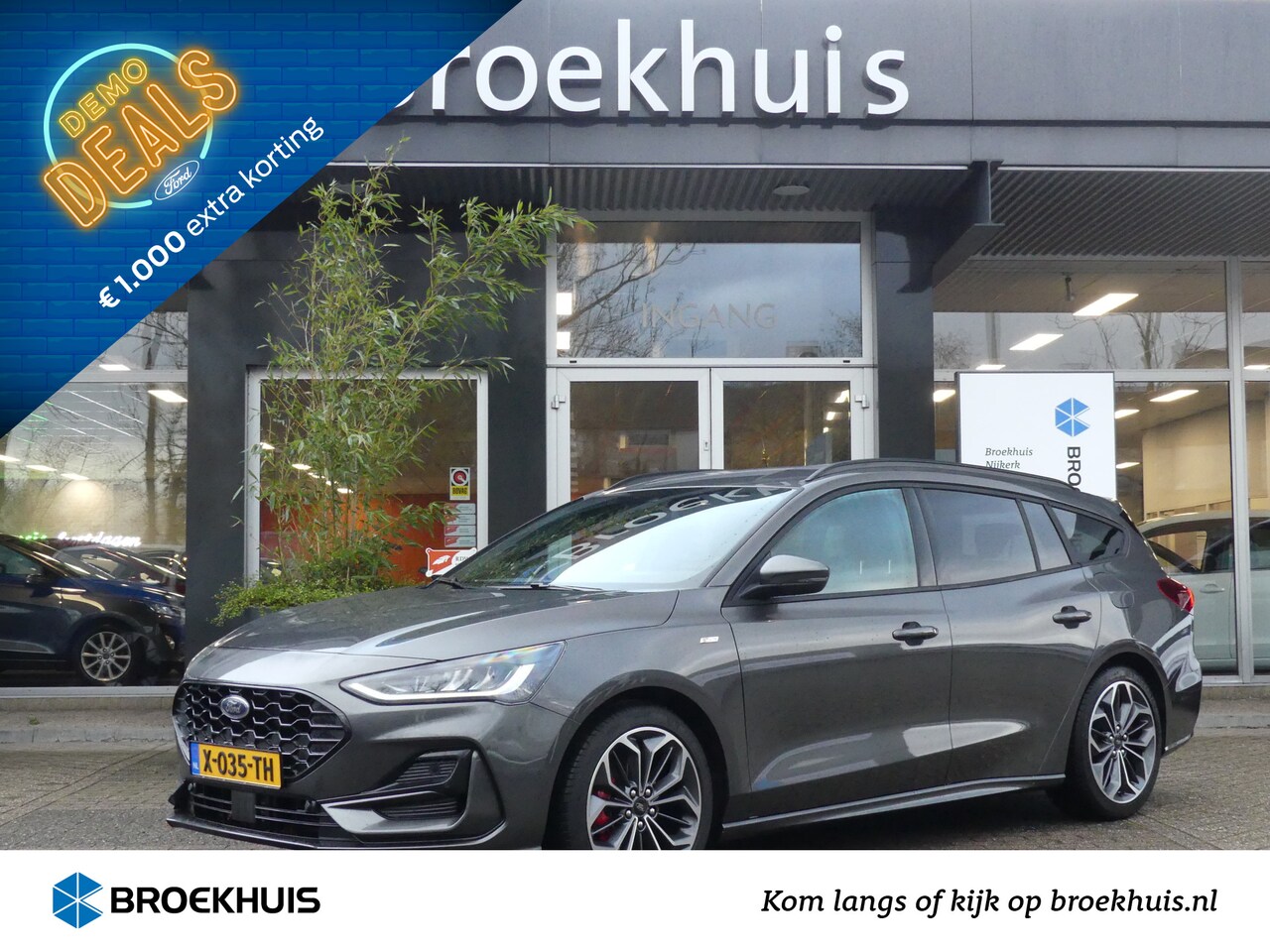 Ford Focus Wagon - 1.0 EcoBoost Hybrid 125PK ST-Line X | STOEL+STUUR+VOORRUITVERWARMING | 18'' LMV | CAMERA | - AutoWereld.nl