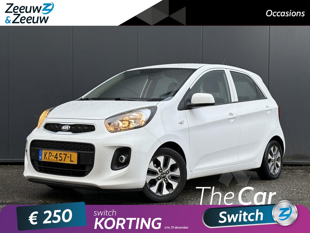 Kia Picanto - 1.0 EconomyPlusLine Navigator | 1e Eigenaar | Airco | Bluetooth | Camera | Lichtmetalen ve - AutoWereld.nl