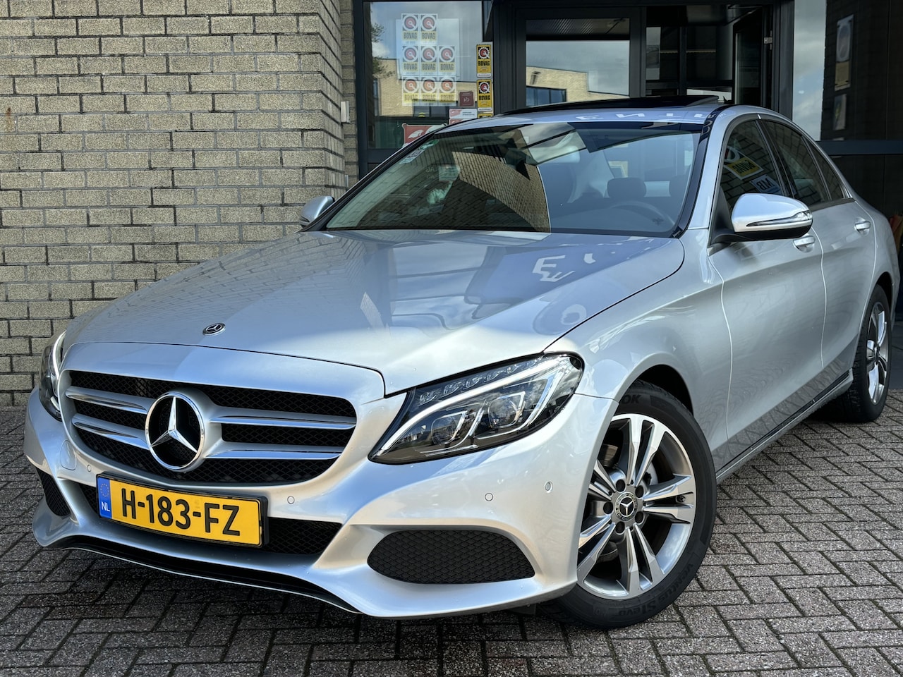 Mercedes-Benz C-klasse - 180 Avantgarde SCHUIFDAK-DODEHOEK-AIRCO-NAVI-COMPLEET - AutoWereld.nl